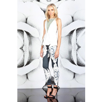 FINDERS KEEPERS - You Sent Me Jean ROSE (FX121234P - Rose Print/Monochrome Charcoal)