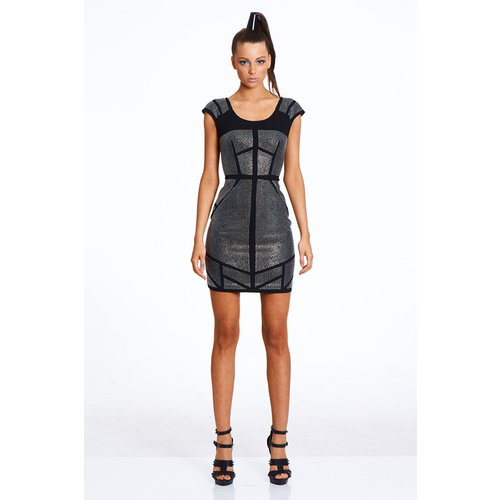 SEDUCE - Justice Dress (136SW4537 - Lights Out)