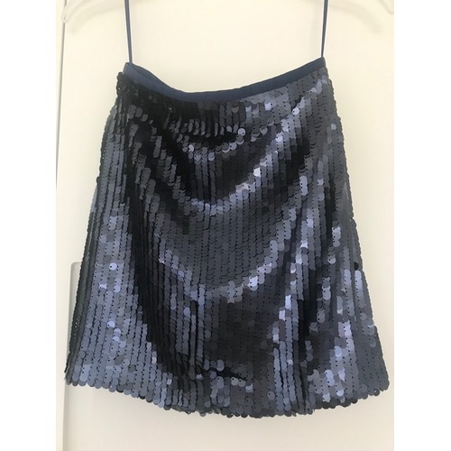 FINDERS KEEPERS - Dare To Dream Skirt (FX121105SK - Navy Sequins)